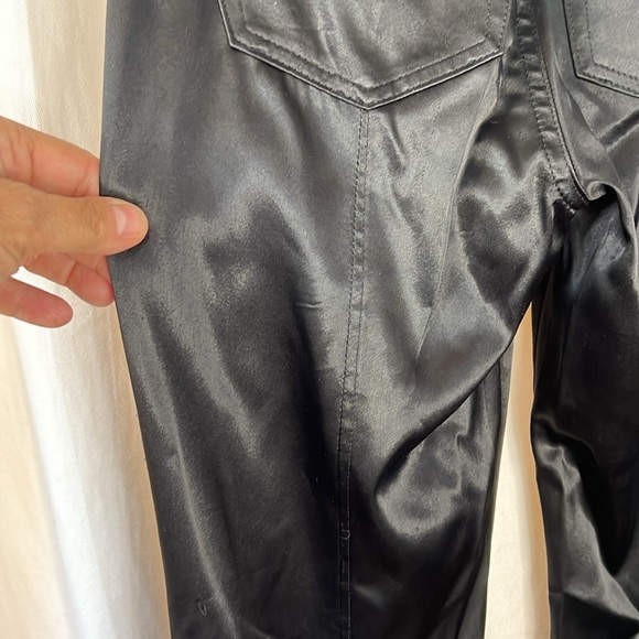 Ferre Black Satin Tuxedo Jeans - Picture 6 of 6